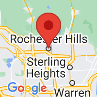 Map of Rochester Hls MI US